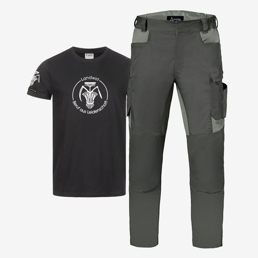 7510 Schöffel Pro Herrenhose Meistermacher+T-Shirt