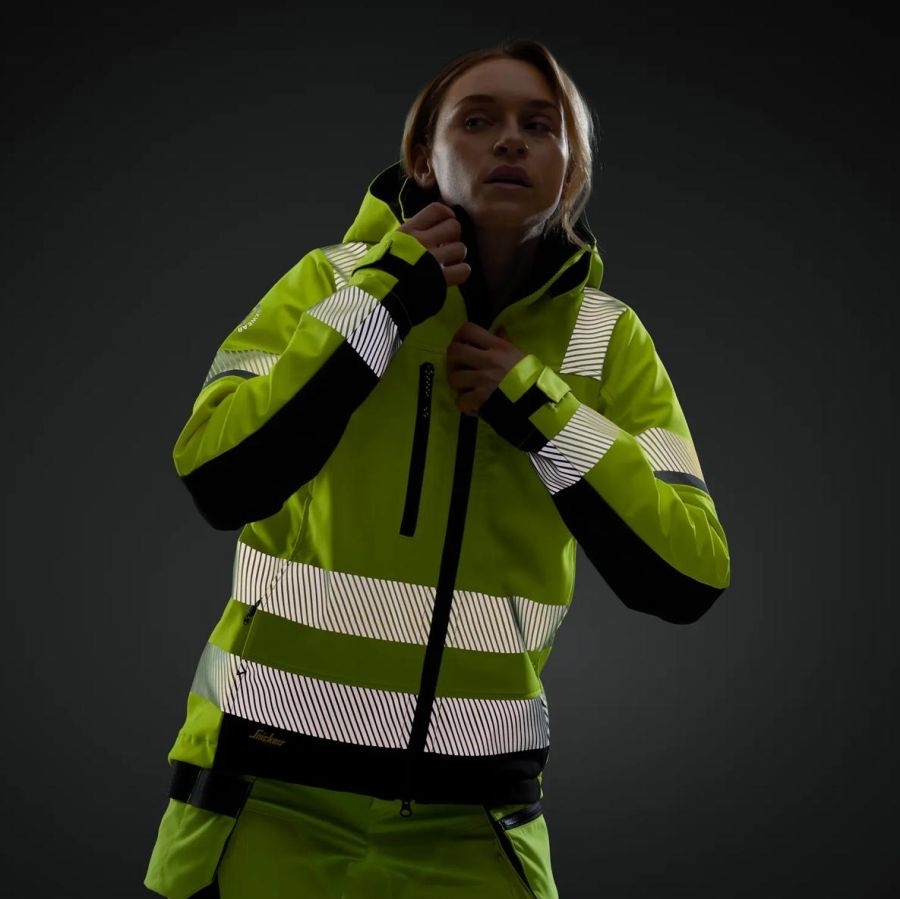 1273 Snickers Warnschutz Damen Softshell Kl 2/3