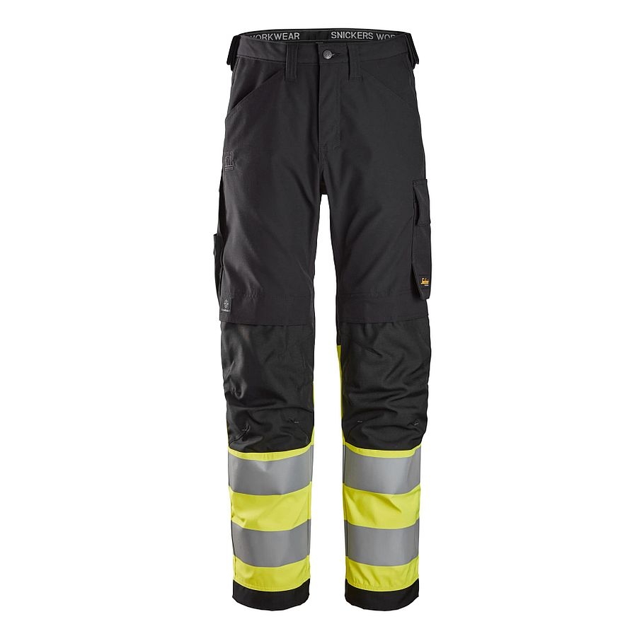 6339 Snickers High-Vis Arbeitshose Klasse 1