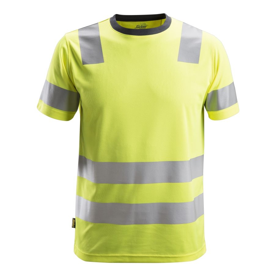 2530 Snickers AllroundWork Hi-Vis T-Shirt Klasse 2 2530 Snickers AllroundWork Hi-Vis T-Shirt Klasse 2