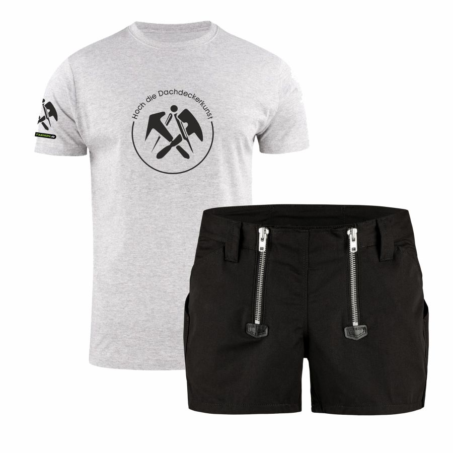 12531 FHB Zunft Short Maik+Gratis Dachdecker Shirt