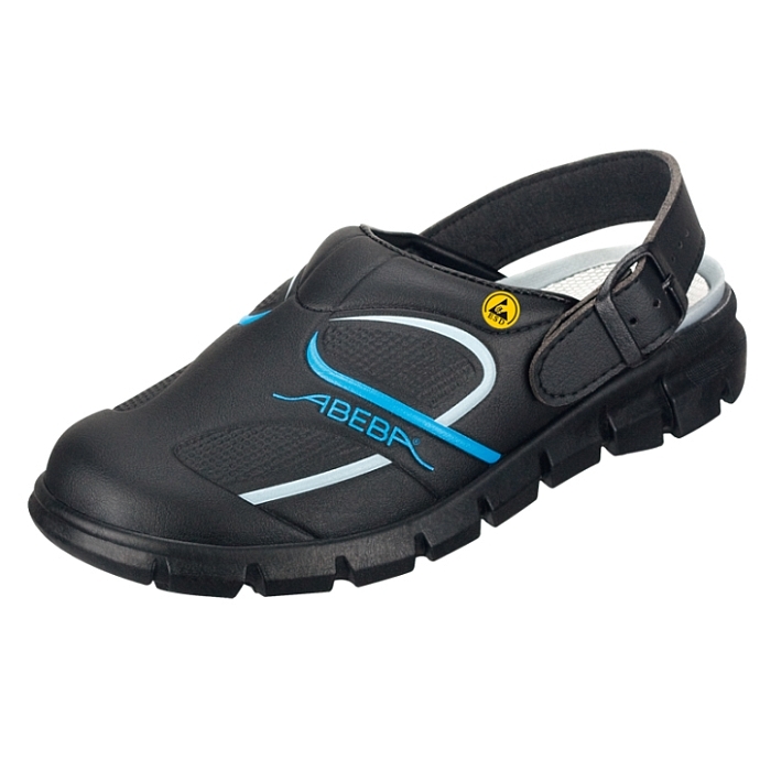 Abeba® Dynamic Clog ESD 37331 OB schwarz/blau Abeba® Dynamic Clog ESD 37331 OB schwarz/blau