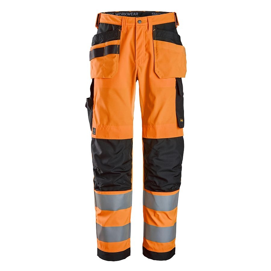 6238 Snickers High-Vis Arbeitshose Klasse 2
