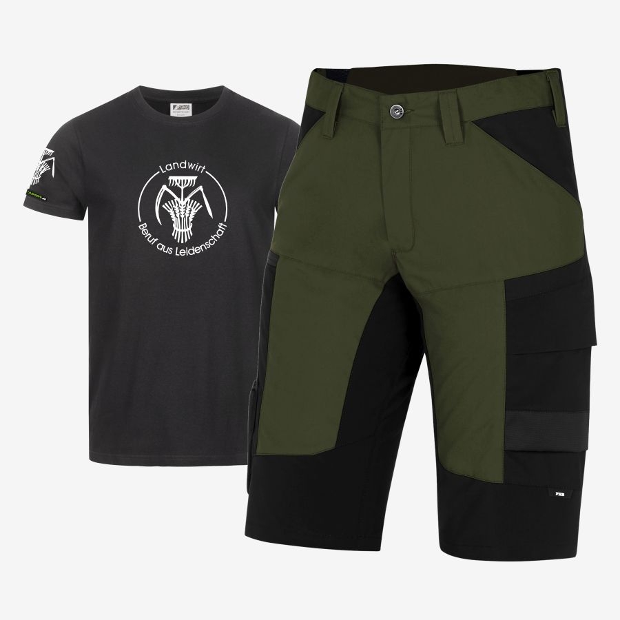 123130 FHB Short Kim Stretch+Gratis Shirt Landwirt