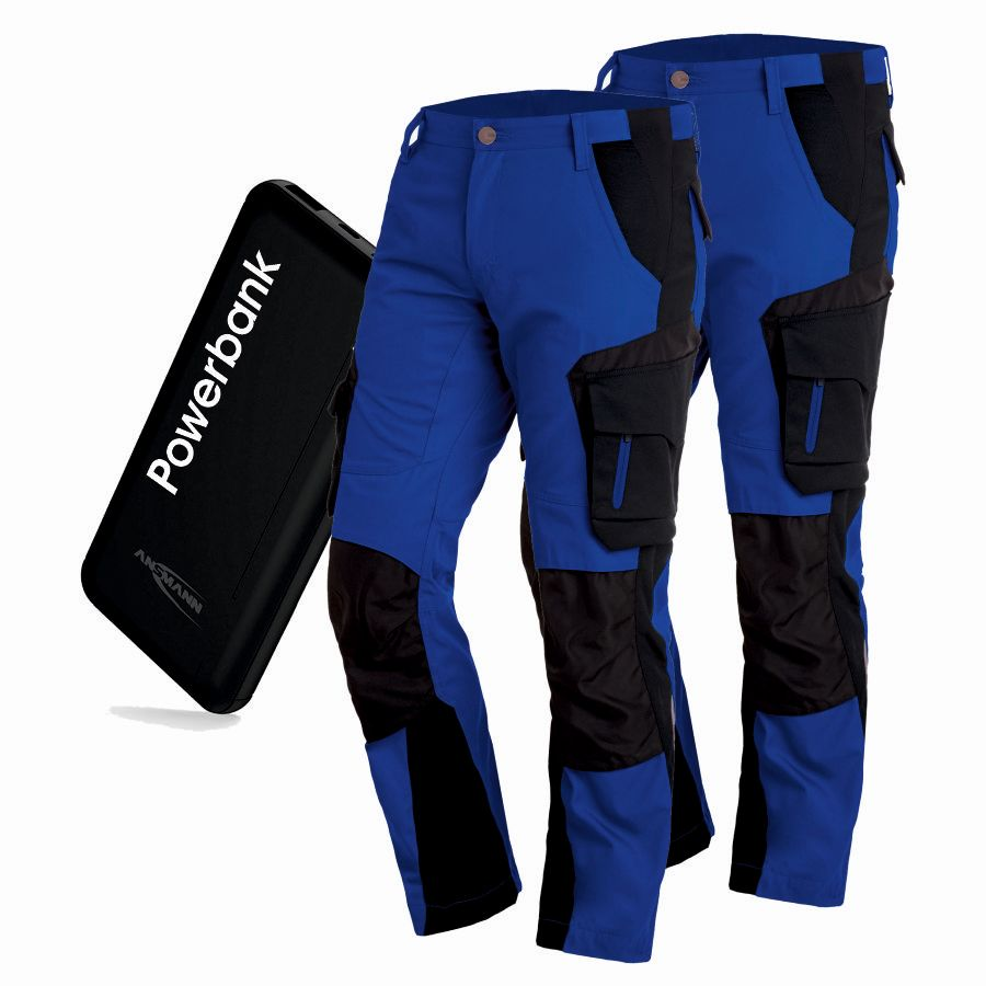 125100 FHB Arbeitshose Florian 2er Pack+Powerbank