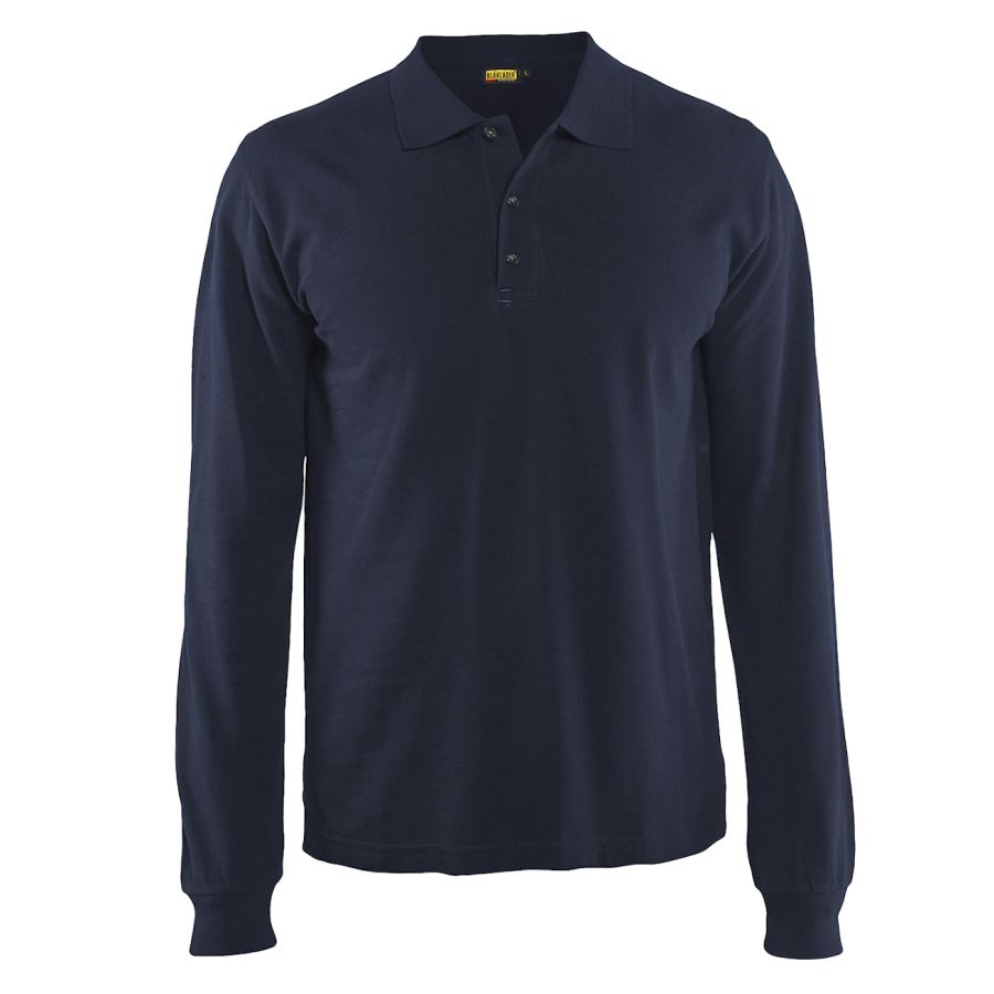 3388 Blakläder® Langarm-Poloshirt Mischgewebe