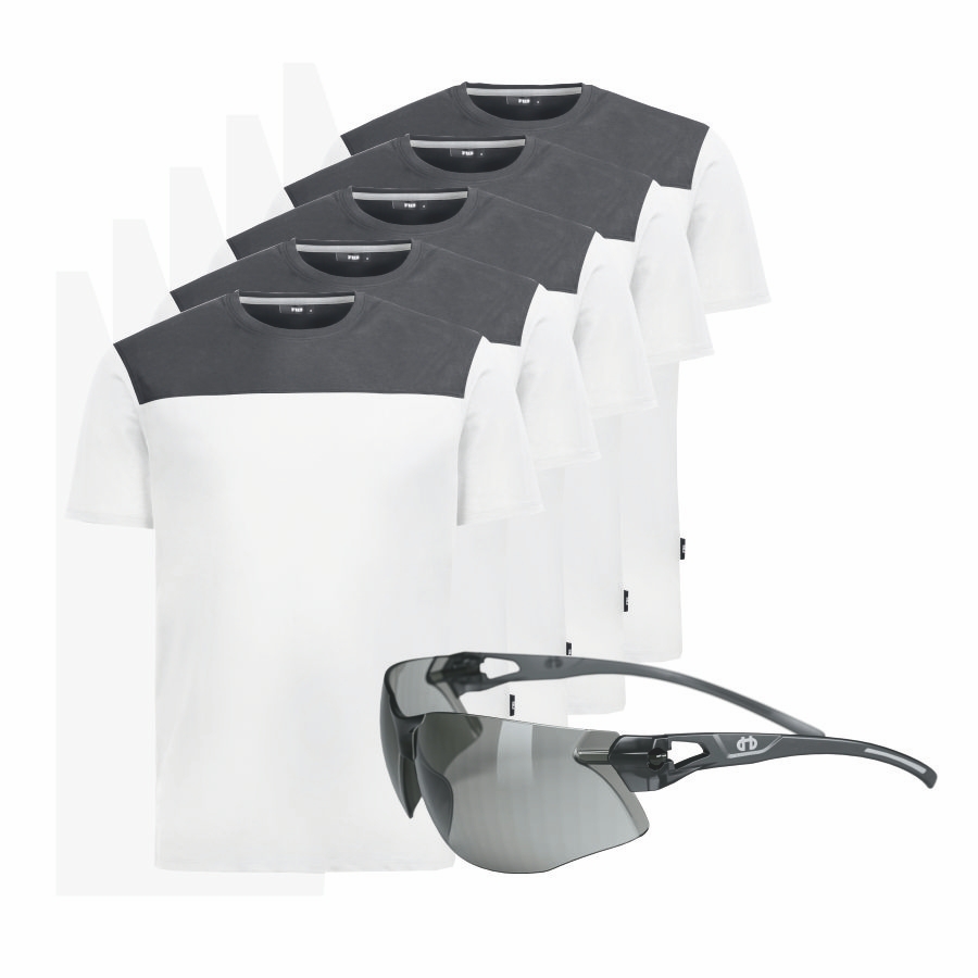 822200 FHB 5 T-Shirts Knut + Sonnenbrille