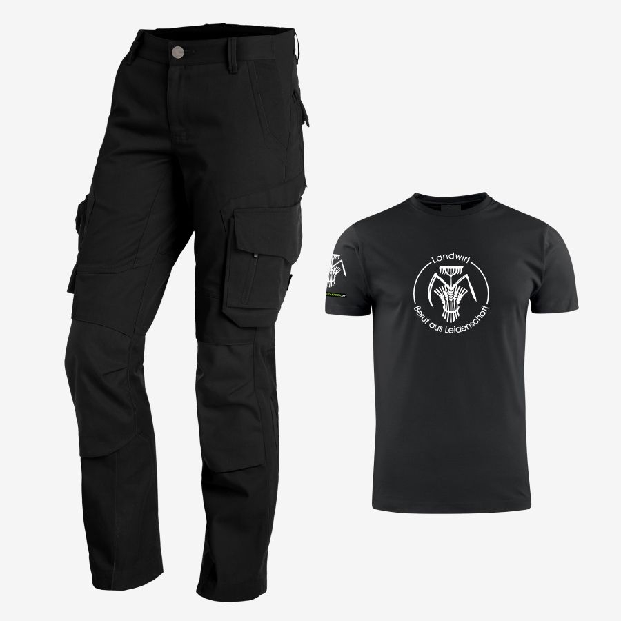 125600 FHB Damen Arbeitshose Alma+T-Shirt Landwirt