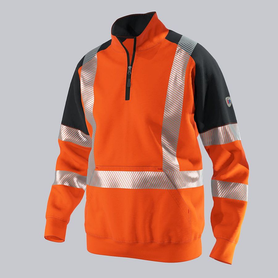 2137 BP Hi Vis Stretch Sweatshirt Troyer 2137 BP Hi Vis Stretch Sweatshirt Troyer