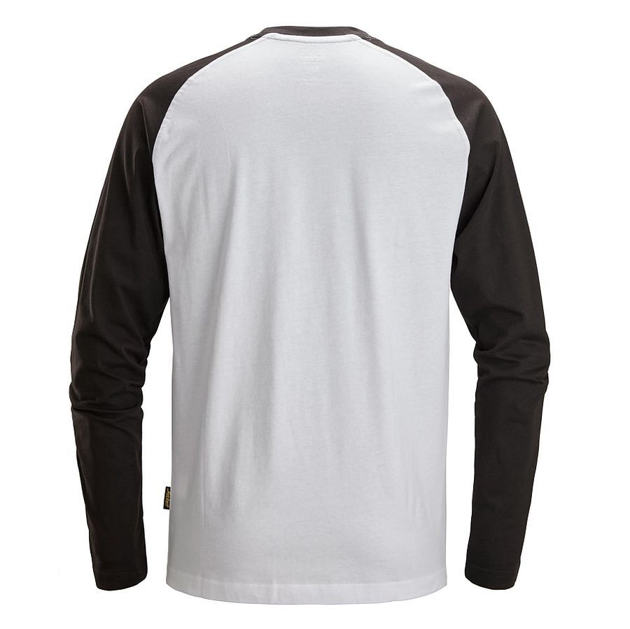 2450 Snickers Zweifarbiges Langarmshirt Baumwolle