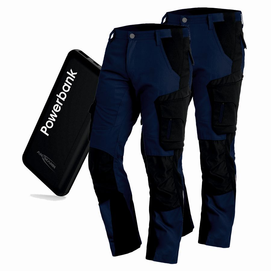 125100 FHB Arbeitshose Florian 2er Pack+Powerbank 125100 FHB Arbeitshose Florian 2er Pack+Powerbank