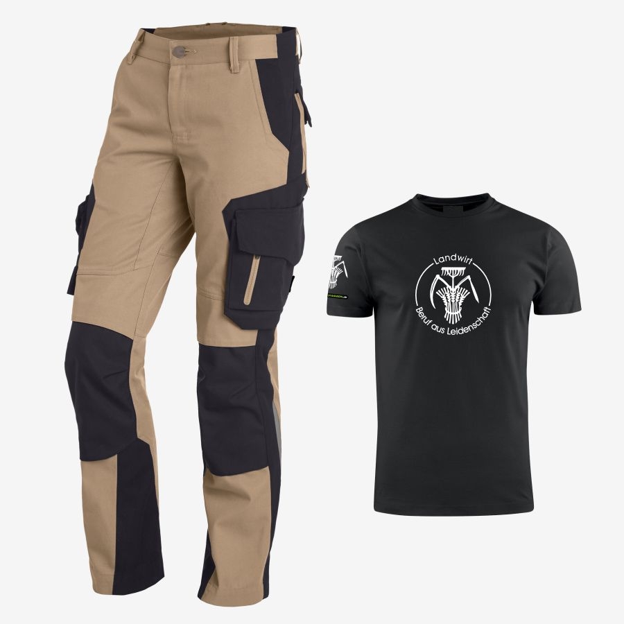 125600 FHB Damen Arbeitshose Alma+T-Shirt Landwirt