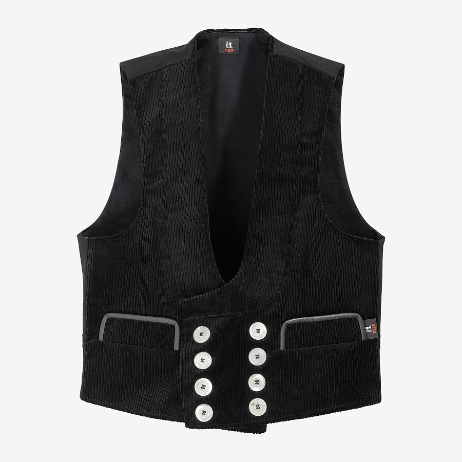 606/16 FHB Zunftweste Fritz Trenkercord Echtleder 606/16 FHB Zunftweste Fritz Trenkercord Echtleder