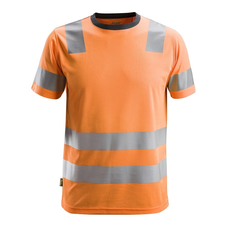 2530 Snickers AllroundWork Hi-Vis T-Shirt Klasse 2 2530 Snickers AllroundWork Hi-Vis T-Shirt Klasse 2