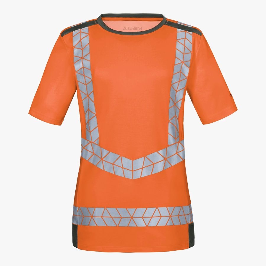 fluoreszierendes orange|dunkelgrau - 980002