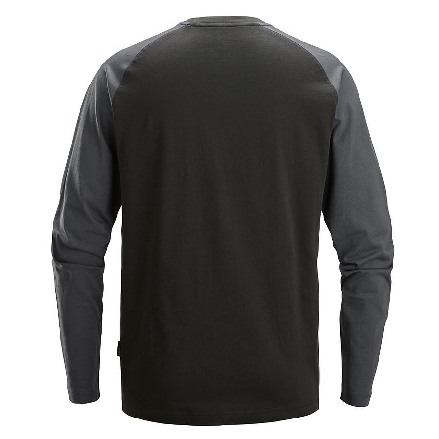 2450 Snickers Zweifarbiges Langarmshirt Baumwolle
