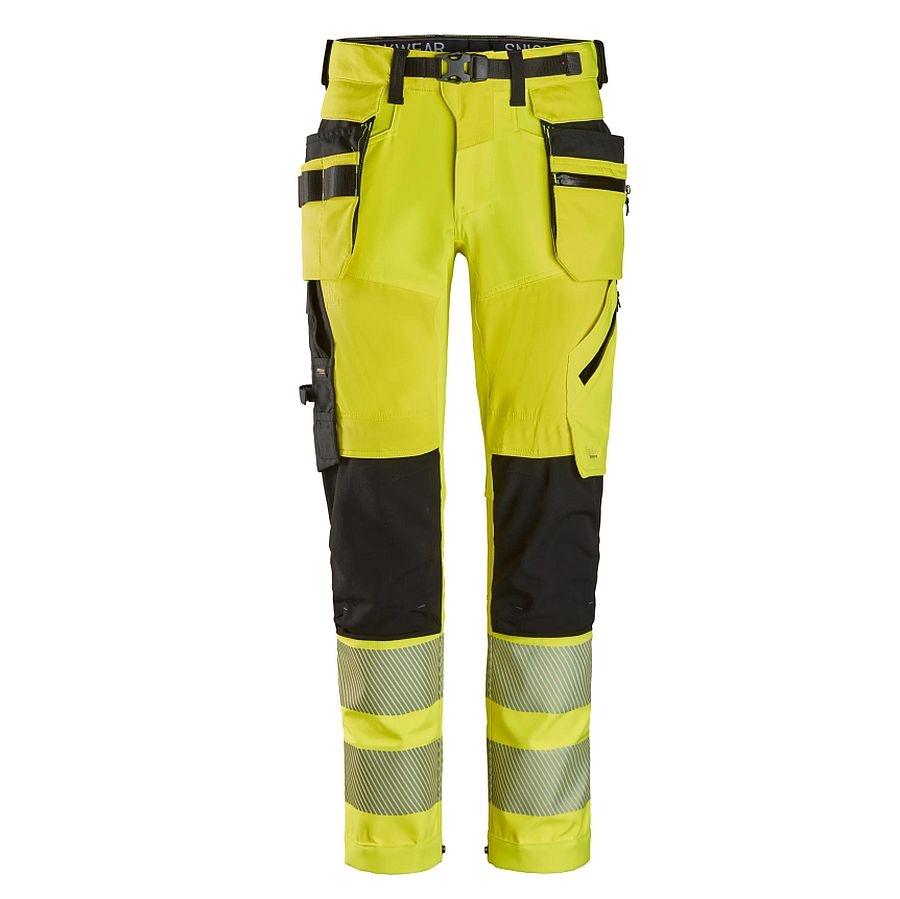 6930 Snickers High-Vis Arbeitshose Klasse 2