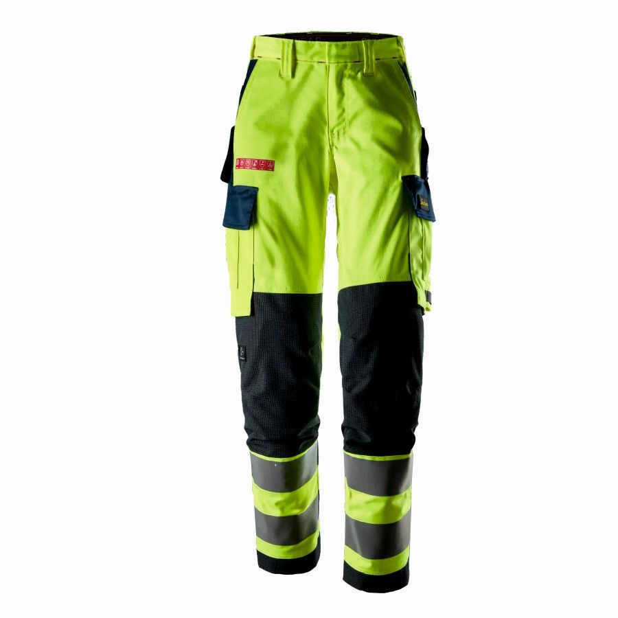 6367 Snickers ProtecWork Damen Warnschutzhose Kl.2
