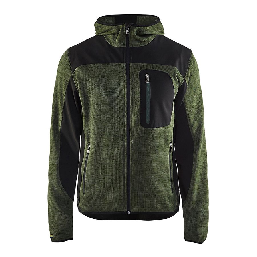 4930 Blakläder® Strickjacke mit Softshelleinsätzen 4930 Blakläder® Strickjacke mit Softshelleinsätzen