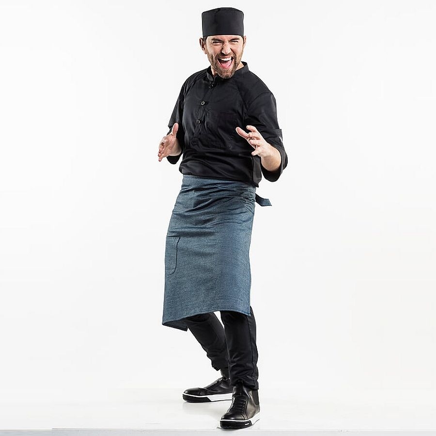 492 Chaud Devant® Bistroschürze Bujutsu Petrol 492 Chaud Devant® Bistroschürze Bujutsu Petrol