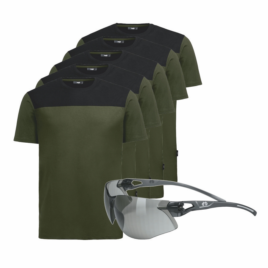 822200 FHB 5 T-Shirts Knut + Sonnenbrille