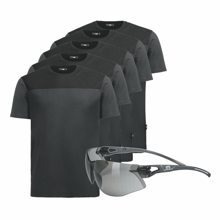 822200 FHB 5 T-Shirts Knut + Sonnenbrille