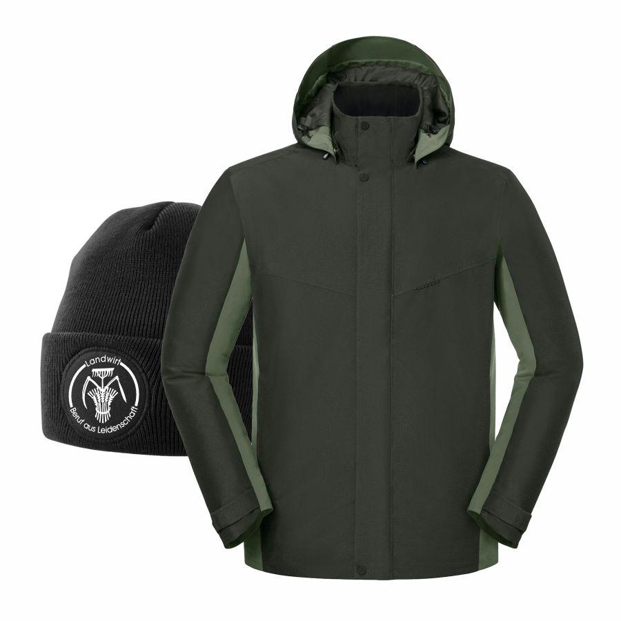 7525 Schöffel Pro Jacke Winterzeit+Beanie Landwirt
