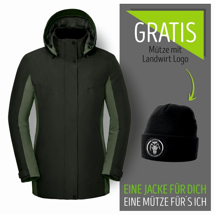 7526 Schöffel Pro Damenjacke Winterzeit+Beanie