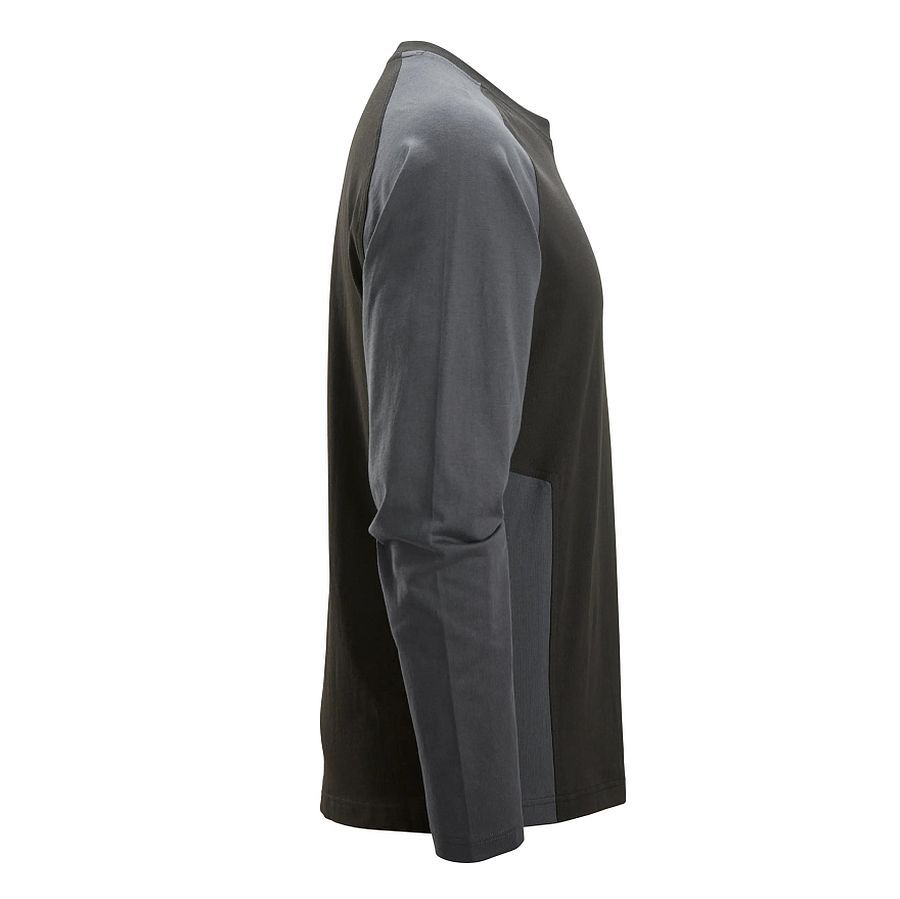 2450 Snickers Zweifarbiges Langarmshirt Baumwolle
