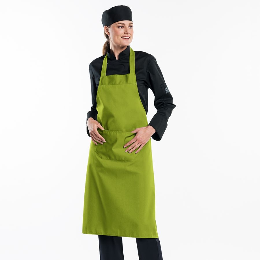 532 Chaud Devant® Latzschürze Olive 532 Chaud Devant® Latzschürze Olive
