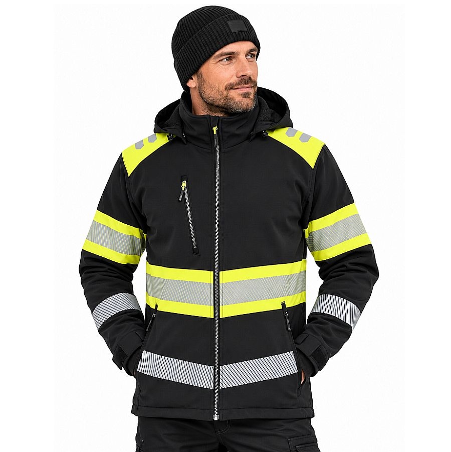 4489 Blakläder® High Vis Winter Softshelljacke