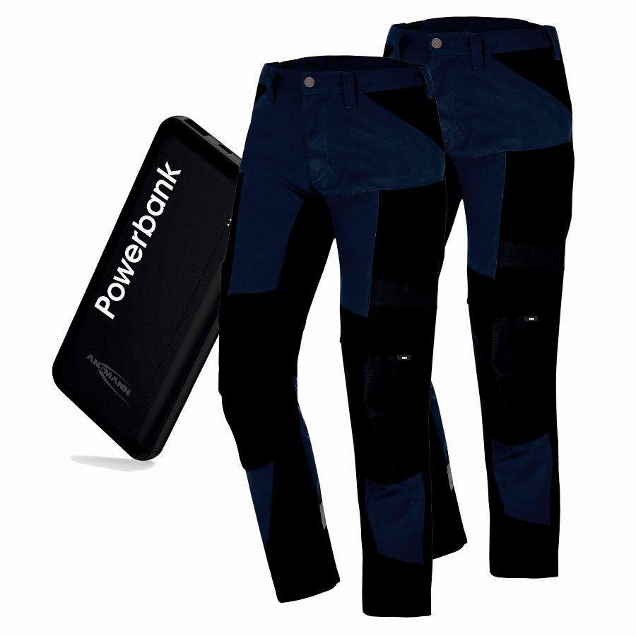 122110 FHB Arbeitshose Leo 2er Pack + Powerbank