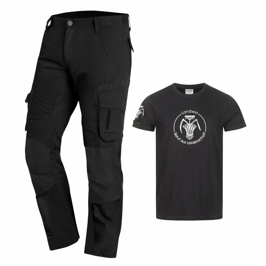 125100 FHB Arbeitshose Florian + T-Shirt Landwirt
