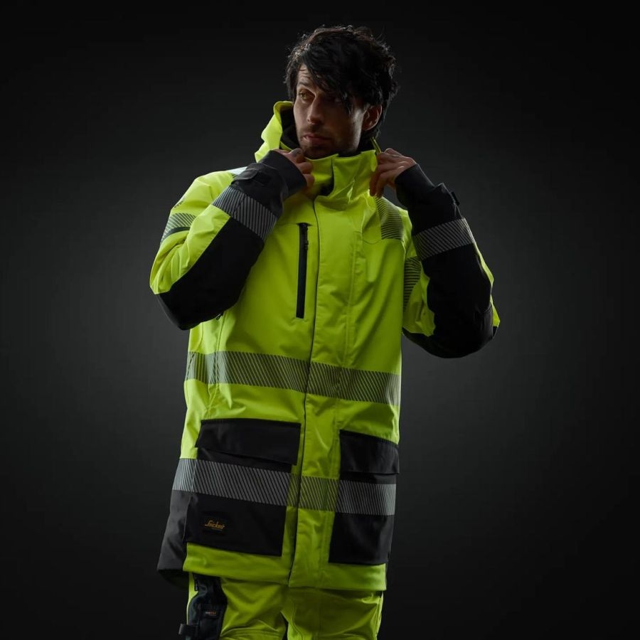 1831 Snickers Warnschutz Stretchparka Klasse 3