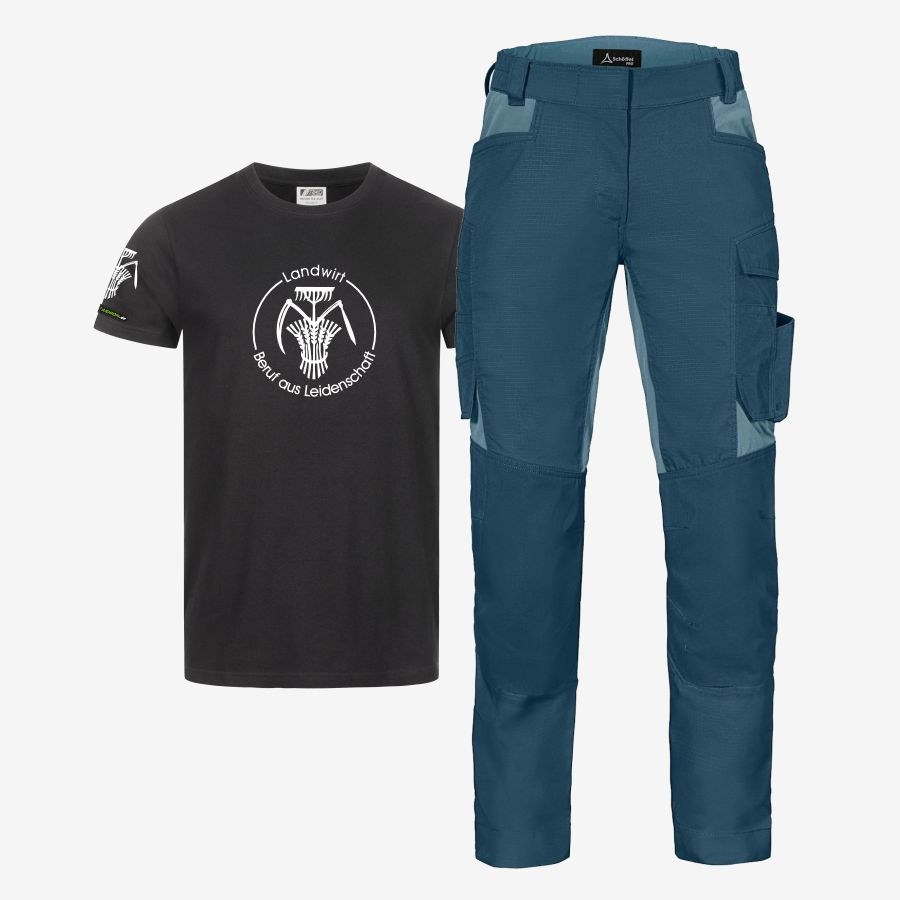 7511 Schöffel Pro Damenhose Meistermacher+T-Shirt