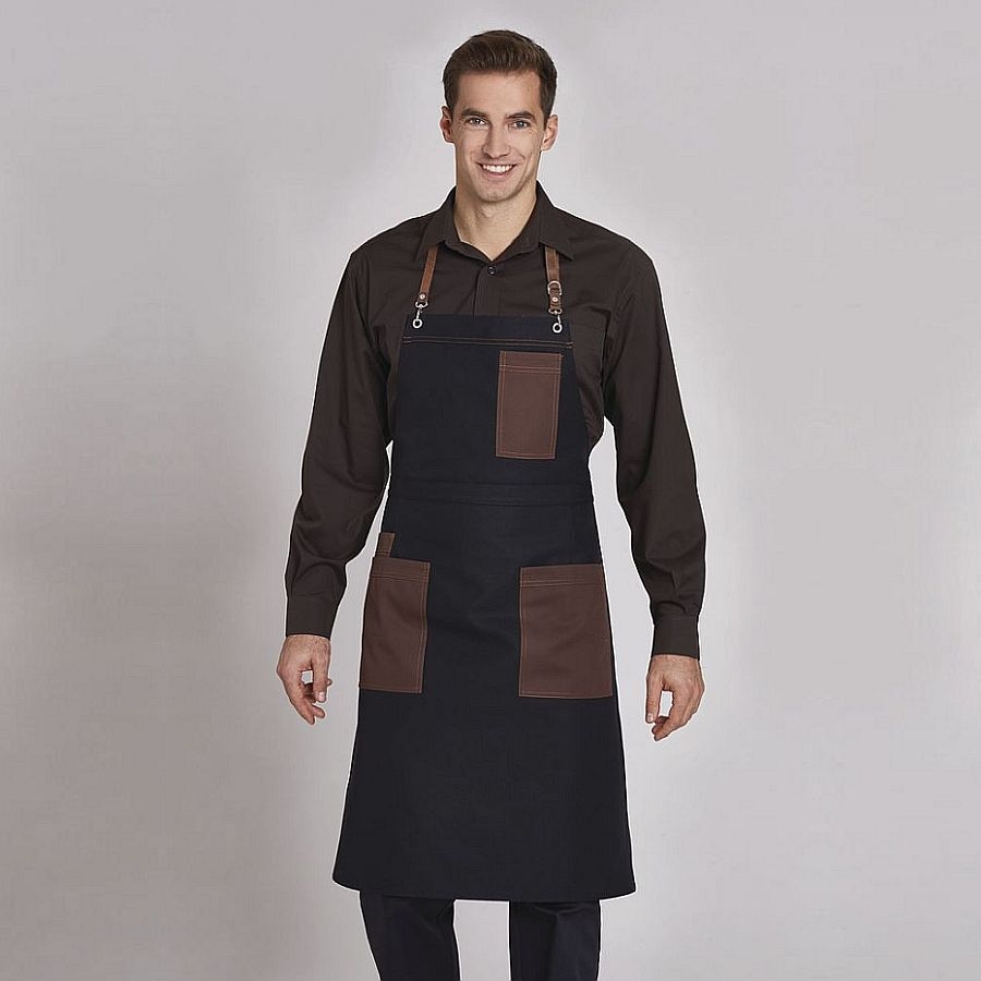 11/1357 Leiber Latzschürze Mischgewebe 11/1357 Leiber Latzschürze Mischgewebe