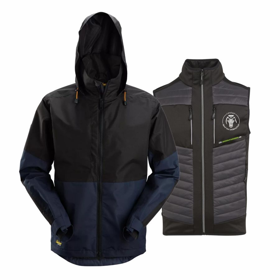 1304 Snickers Allr.Work Shelljacke+Weste Landwirt