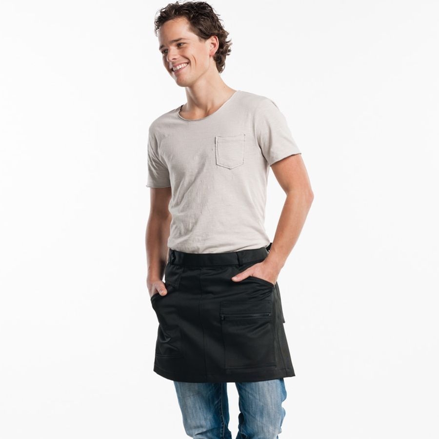 885 Chaud Devant® Bistroschürze Cavy Black 885 Chaud Devant® Bistroschürze Cavy Black