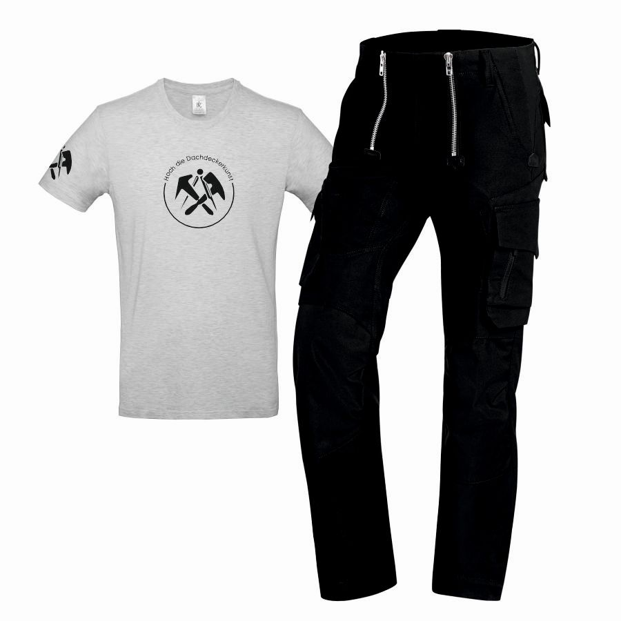 11011 FHB Zunfthose Sebastian & Dachdecker T-Shirt