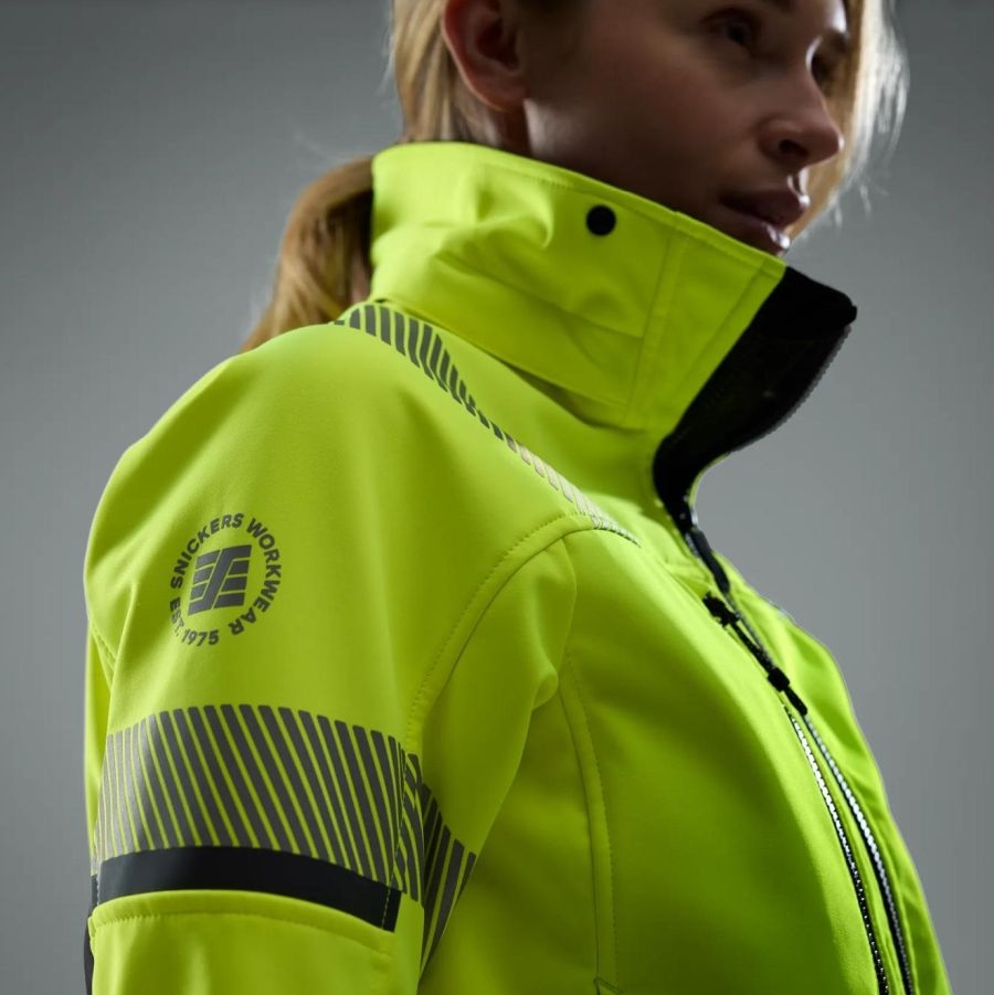 1273 Snickers Warnschutz Damen Softshell Kl 2/3