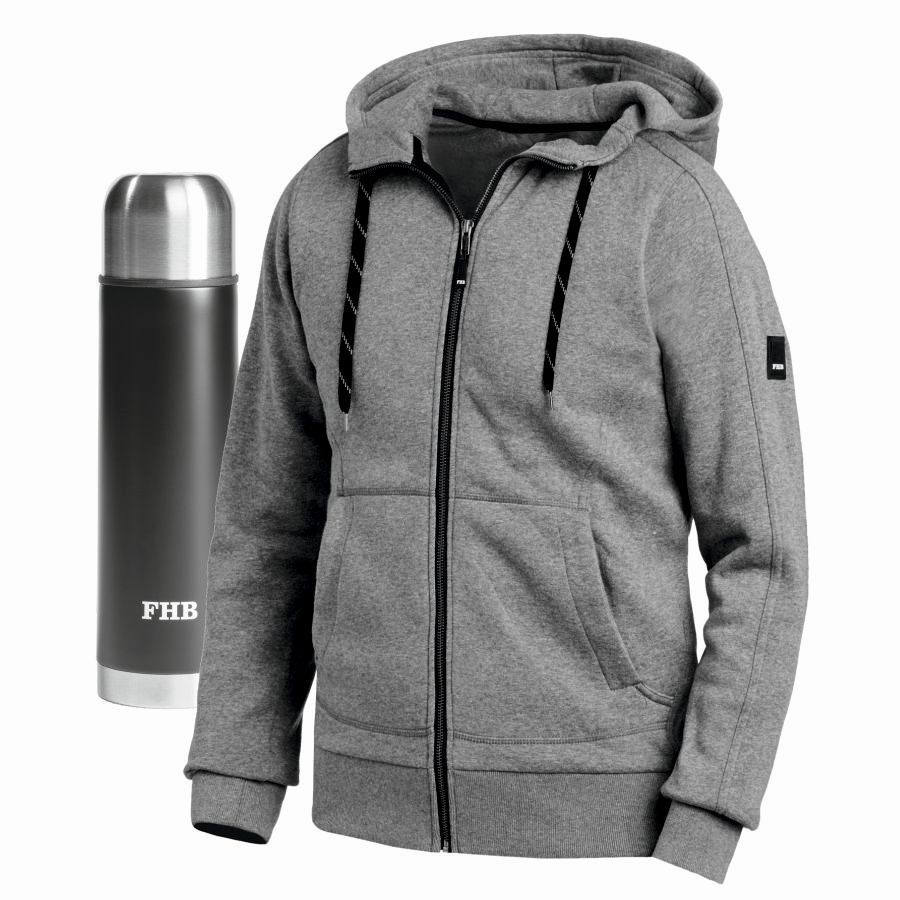 794/94 FHB Sweatjacke Benno +*GRATIS* Thermoskanne