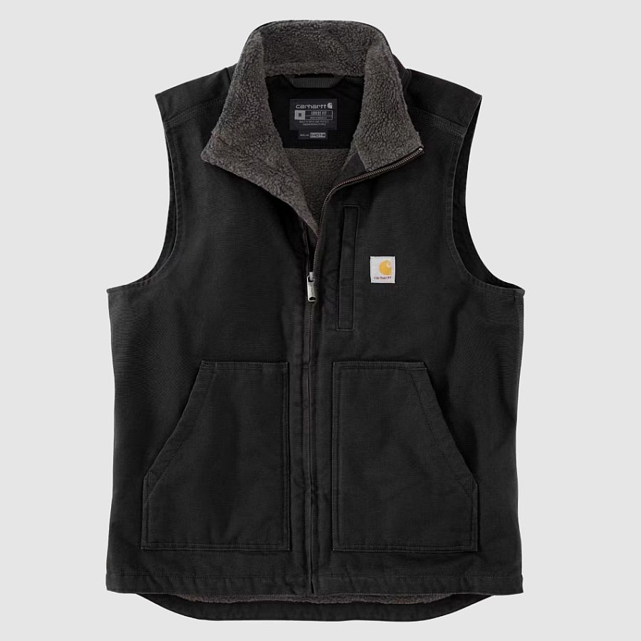 104277 Carhartt® Duck Weste  mit Stehkragen