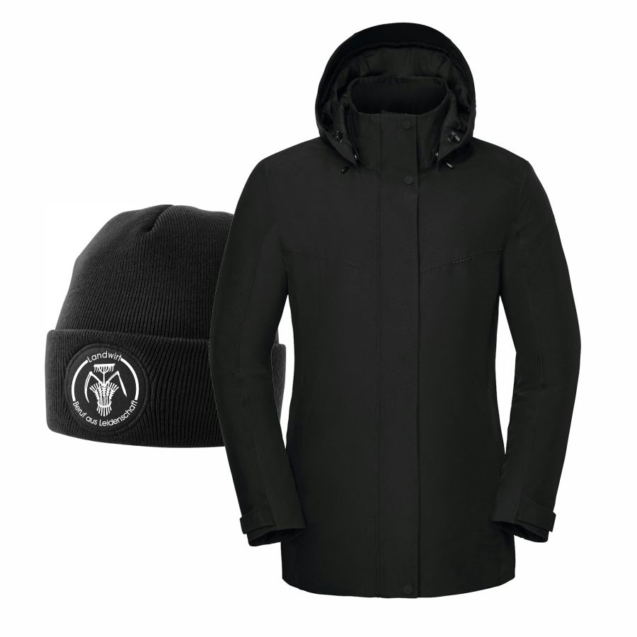 7526 Schöffel Pro Damenjacke Winterzeit+Beanie
