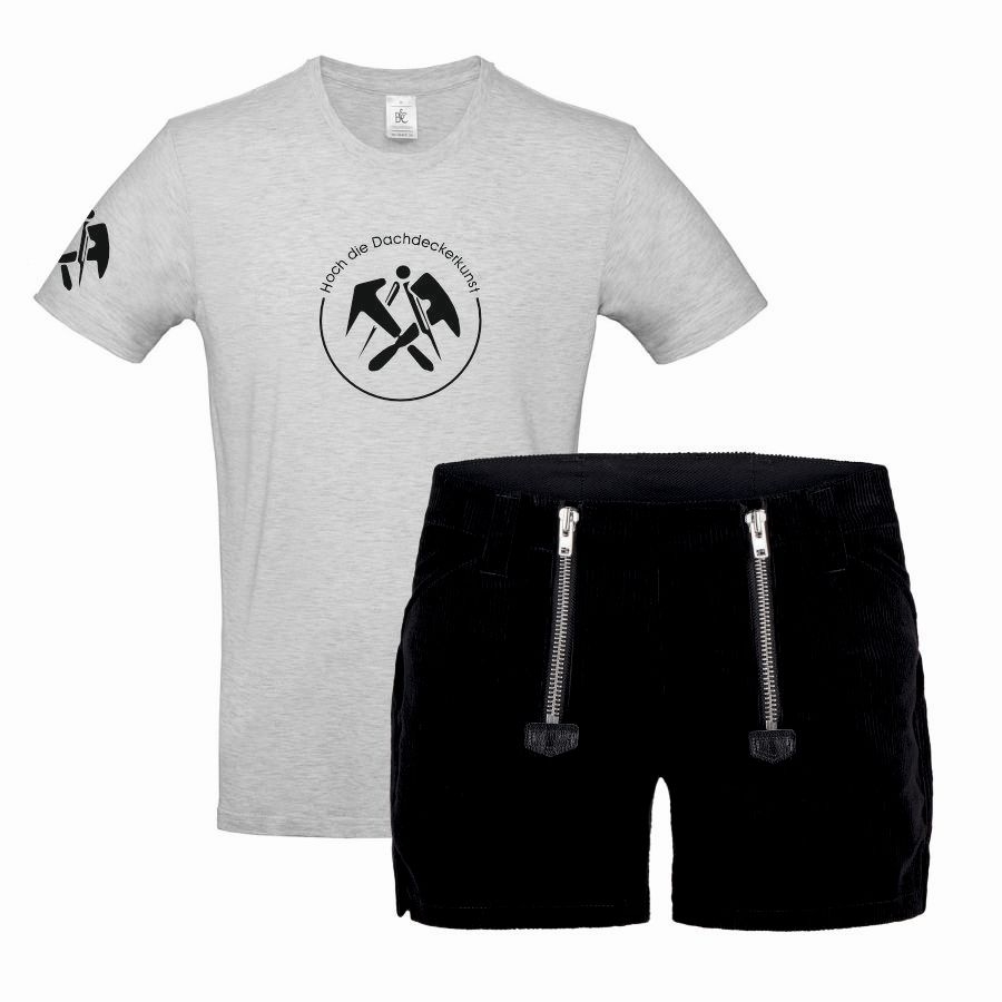 20031 FHB Zunft Short Ferdinand + Dachdecker Shirt