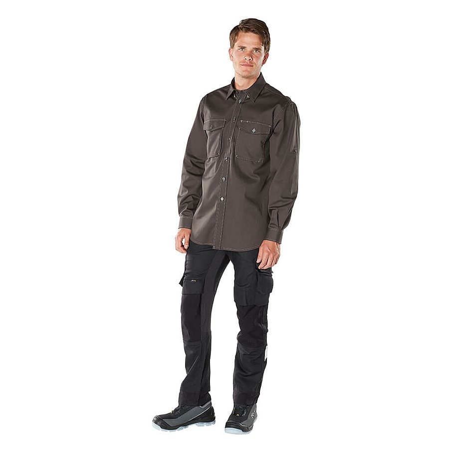 12004-530 Mascot® Crossover Hemd Greenwood Cotton
