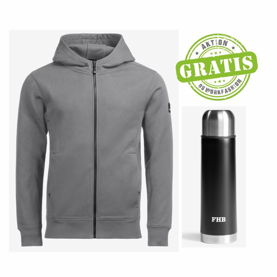 820130 FHB Hoodiejacke Quentin + Thermoskanne 820130 FHB Hoodiejacke Quentin + Thermoskanne