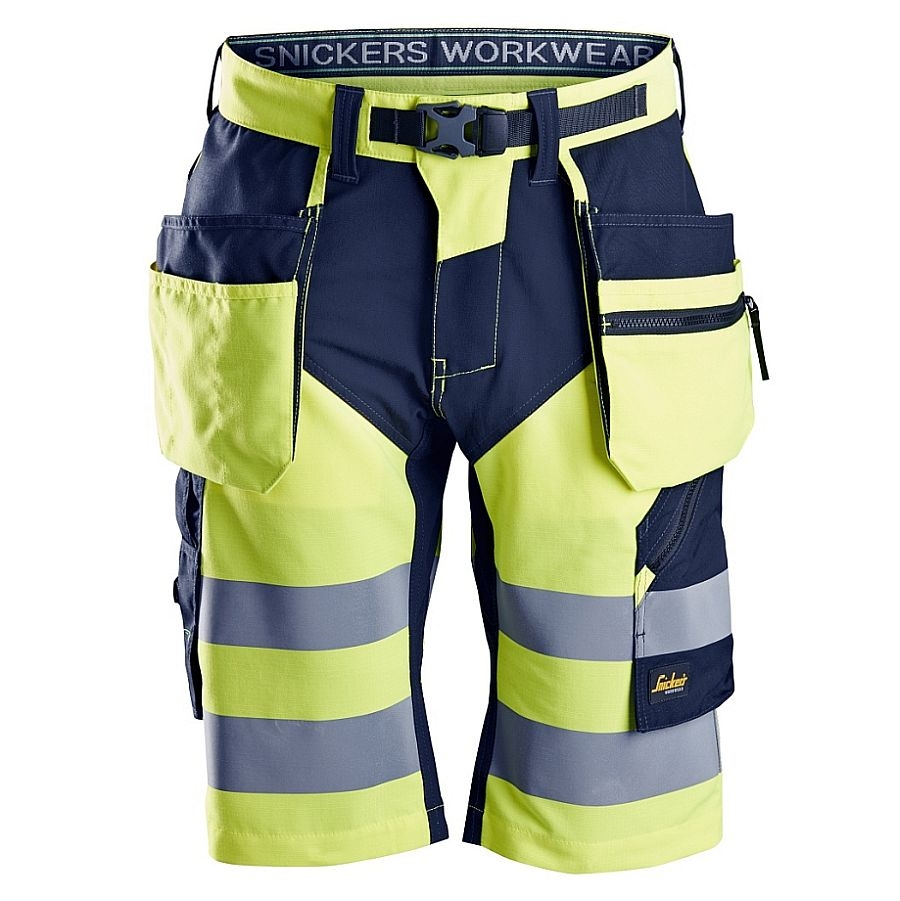 6933 Snickers FlexiWork High-Vis Shorts 6933 Snickers FlexiWork High-Vis Shorts