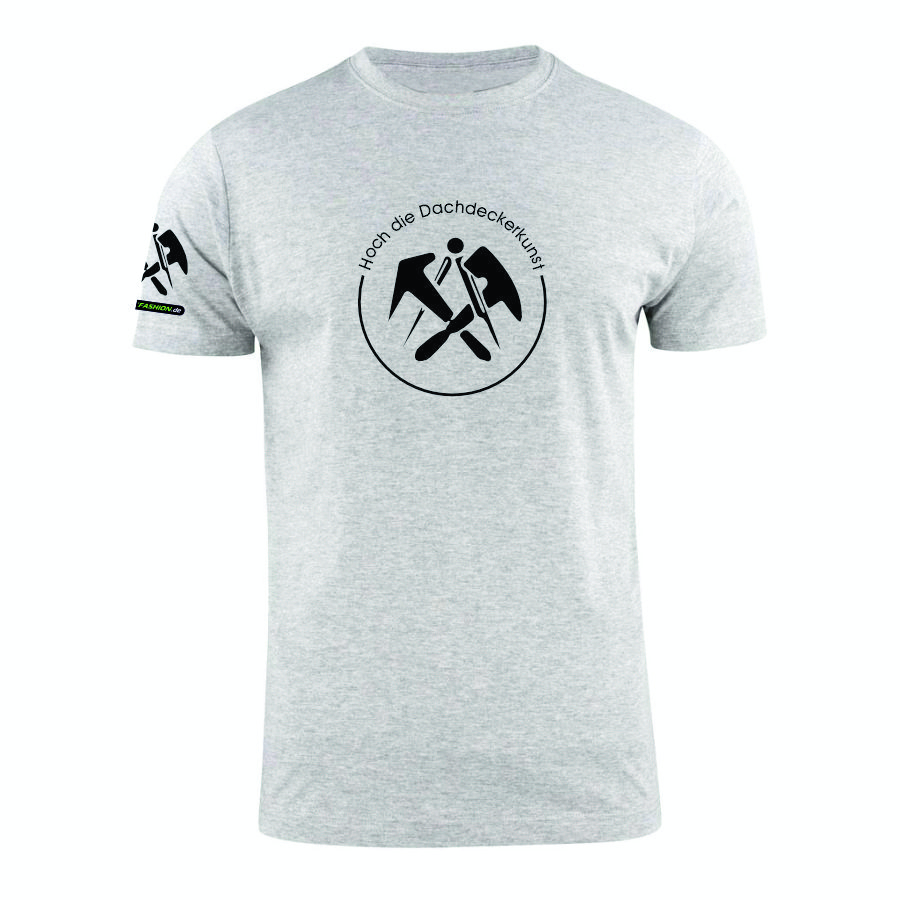 T-Shirt 100% Baumwolle mit Dachdecker Logo T-Shirt 100% Baumwolle mit Dachdecker Logo