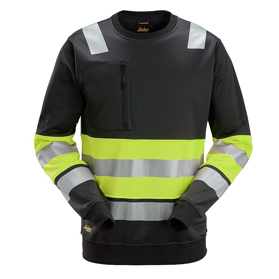 8031 Snickers Sweatshirt Warnschutz Klasse 1
