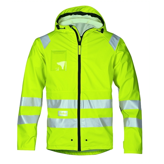8233 Snickers PU Regen Jacke Hi-Vis 8233 Snickers PU Regen Jacke Hi-Vis